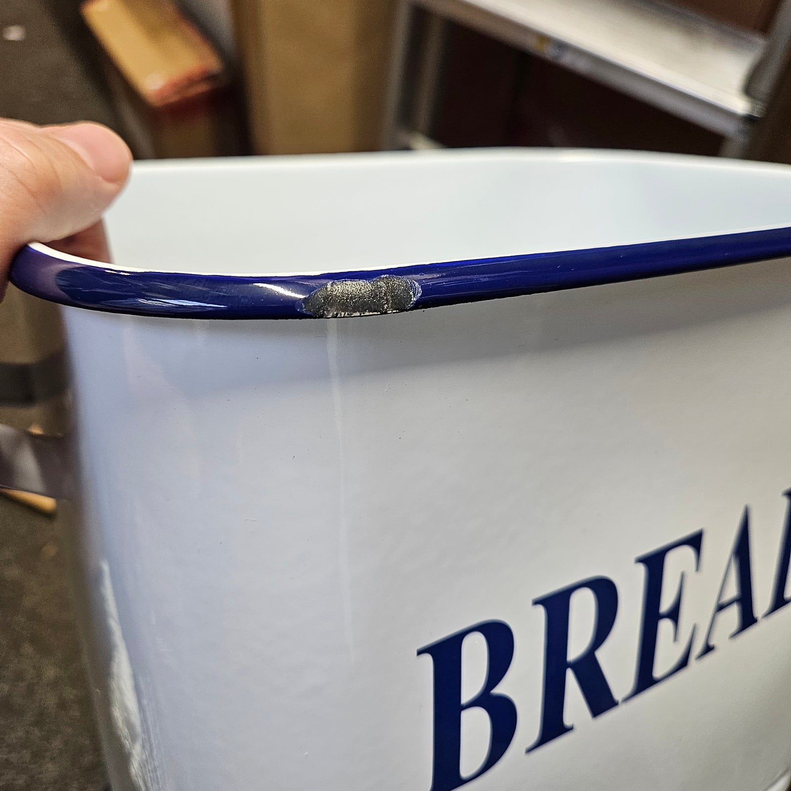 FACTORY SECONDS: Falcon Enamel Bread Bins