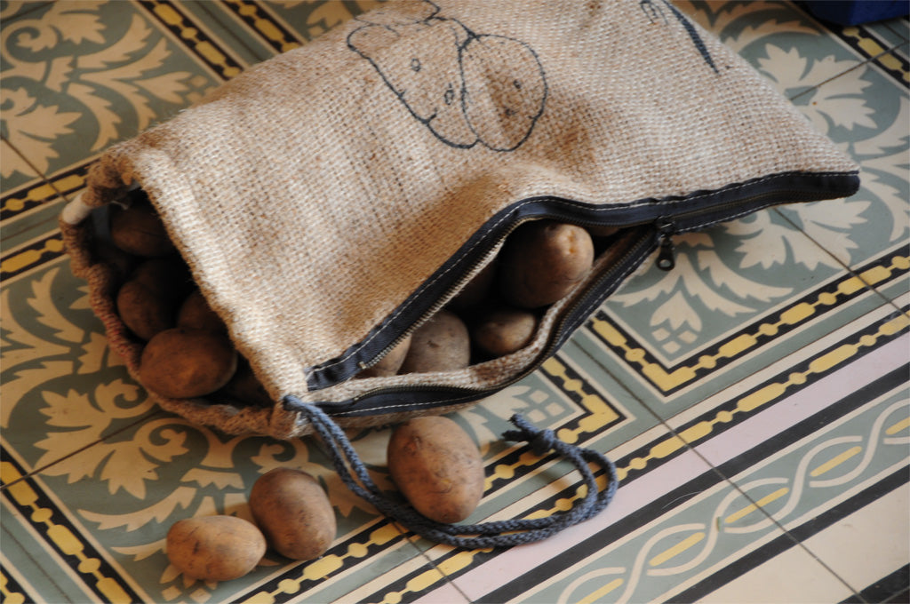 Hessian Potato Store Bag