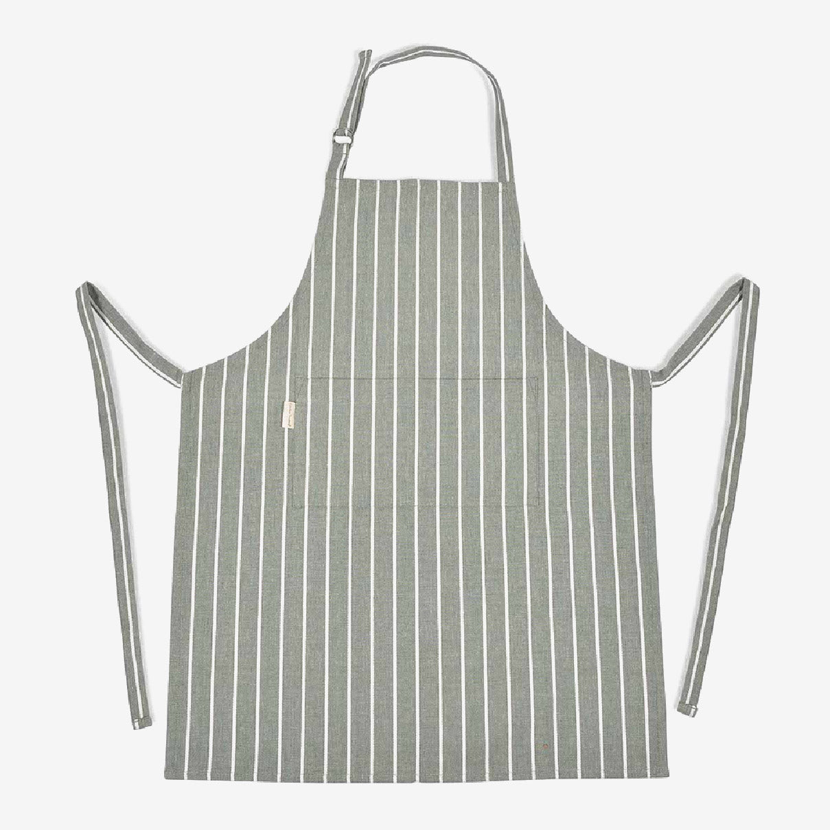 Rosemary Stripe Cotton Apron