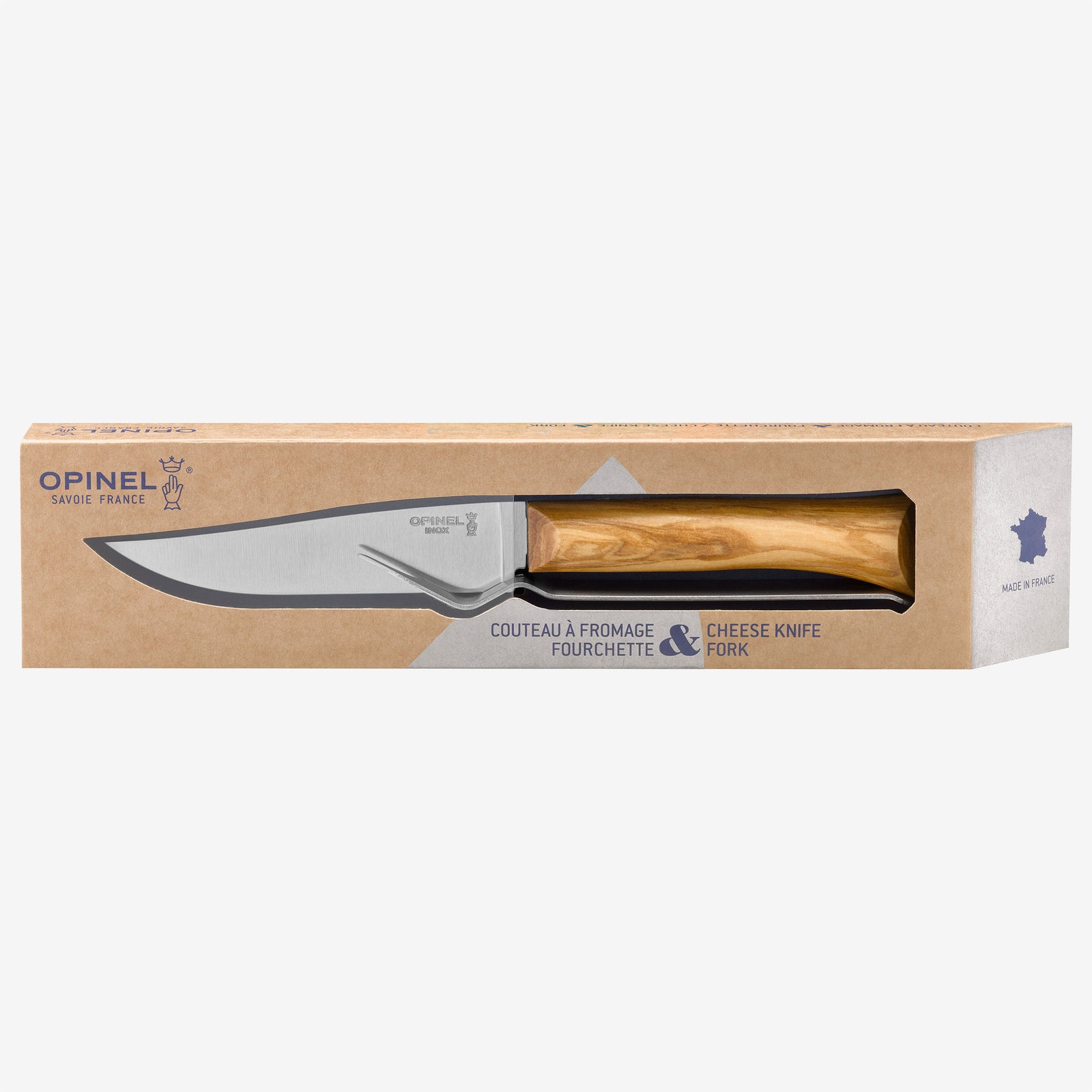 Opinel Cheese Knife and Fork Stand