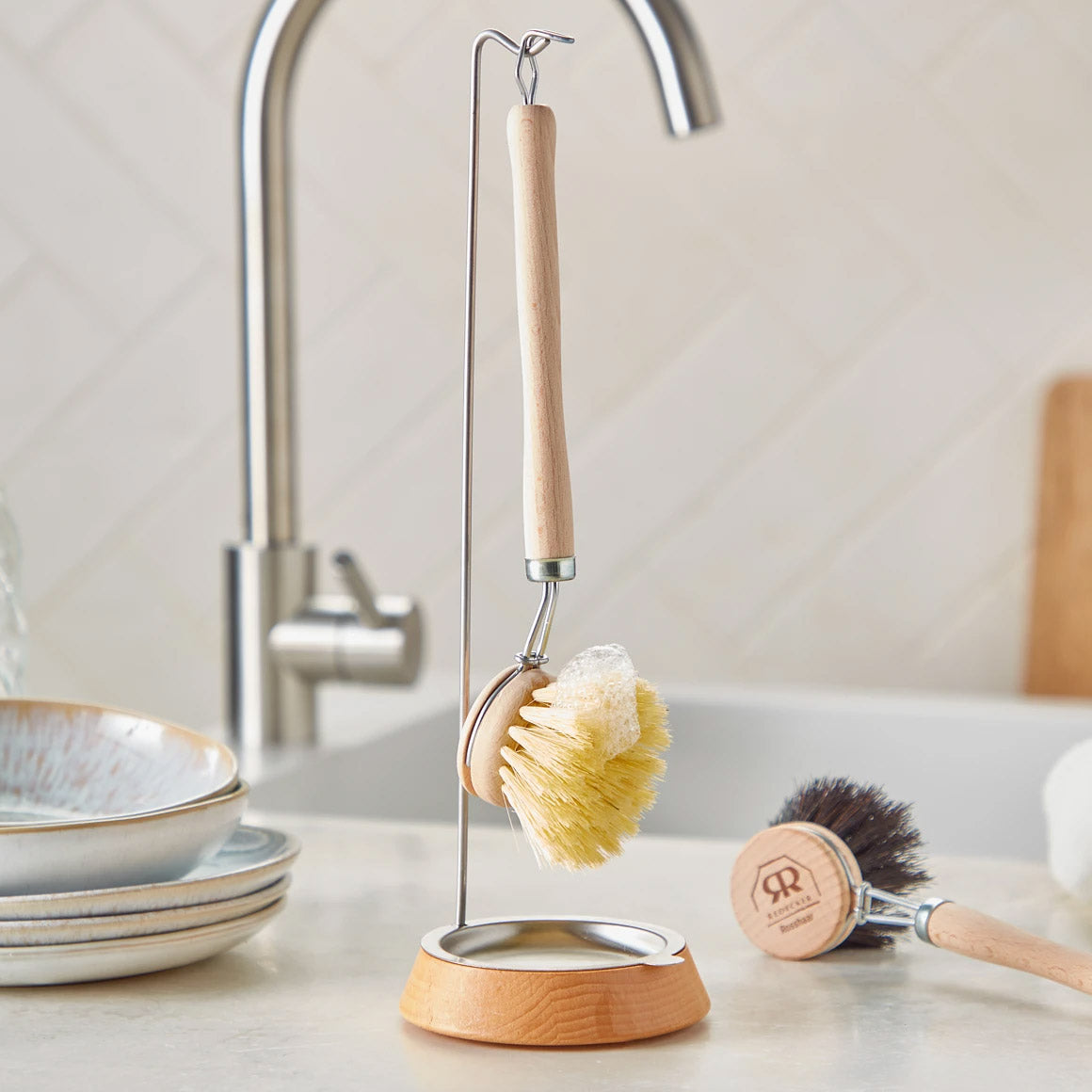 Dish Brush Hanger / Stand, Round