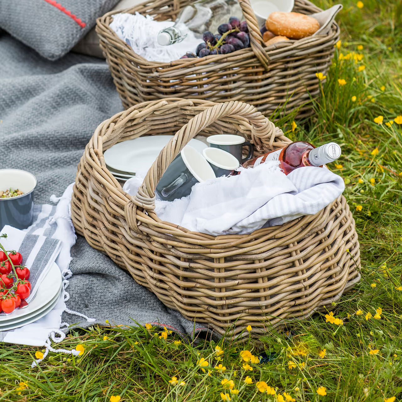 Bembridge Rattan Forage Basket