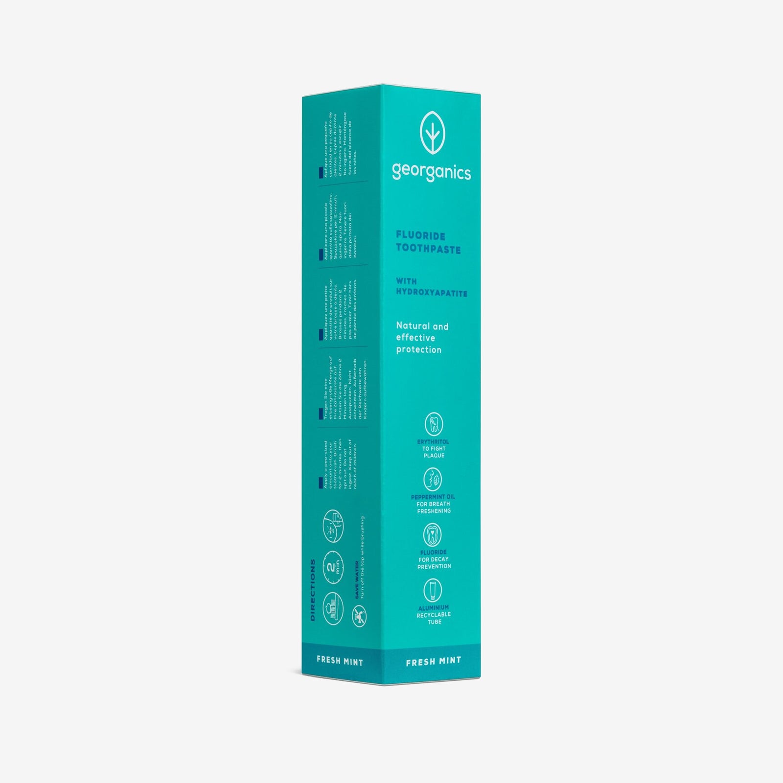Fluoride Toothpaste in Aluminium Tube