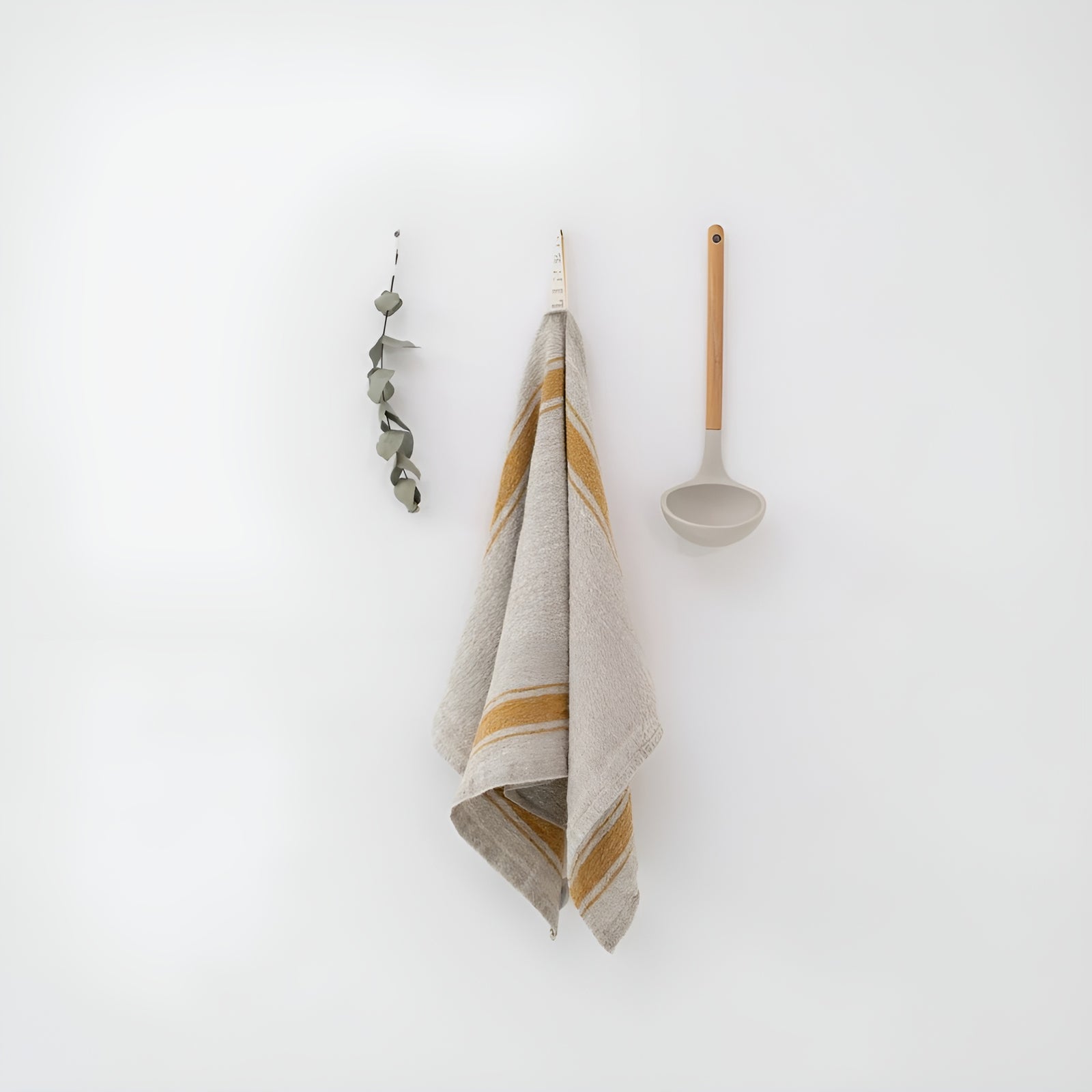 100% Linen Stripe Vintage Kitchen Towel