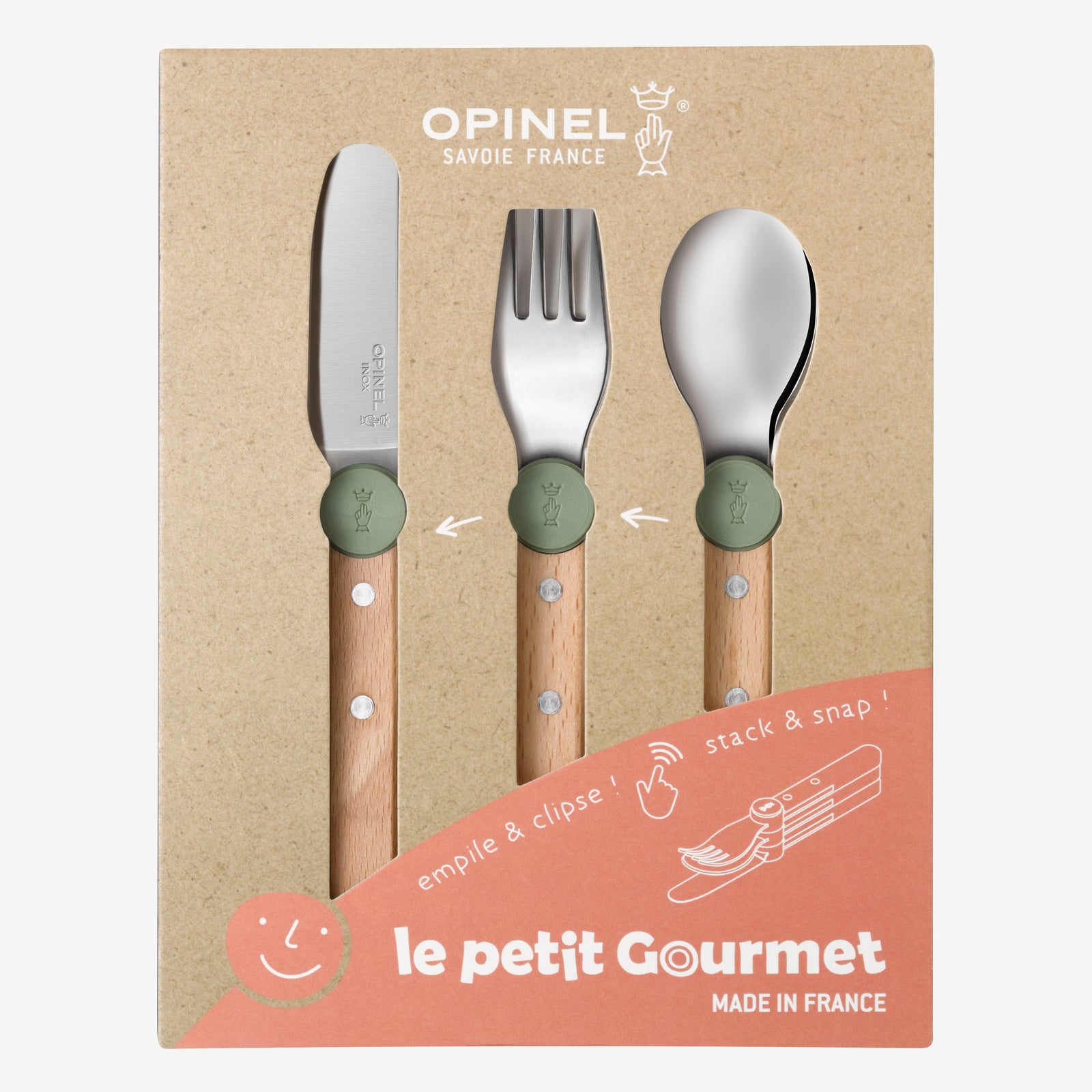 Le Petit Gourmet Kid's Stacking Cutlery Set
