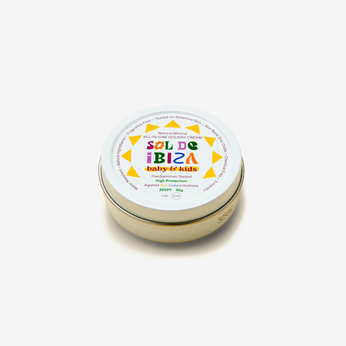 SPF30 Baby & Kids Organic Natural Sun Cream