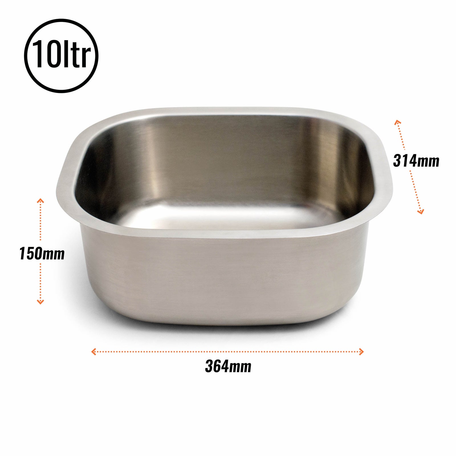 Stainless Steel Washing-up Bowl