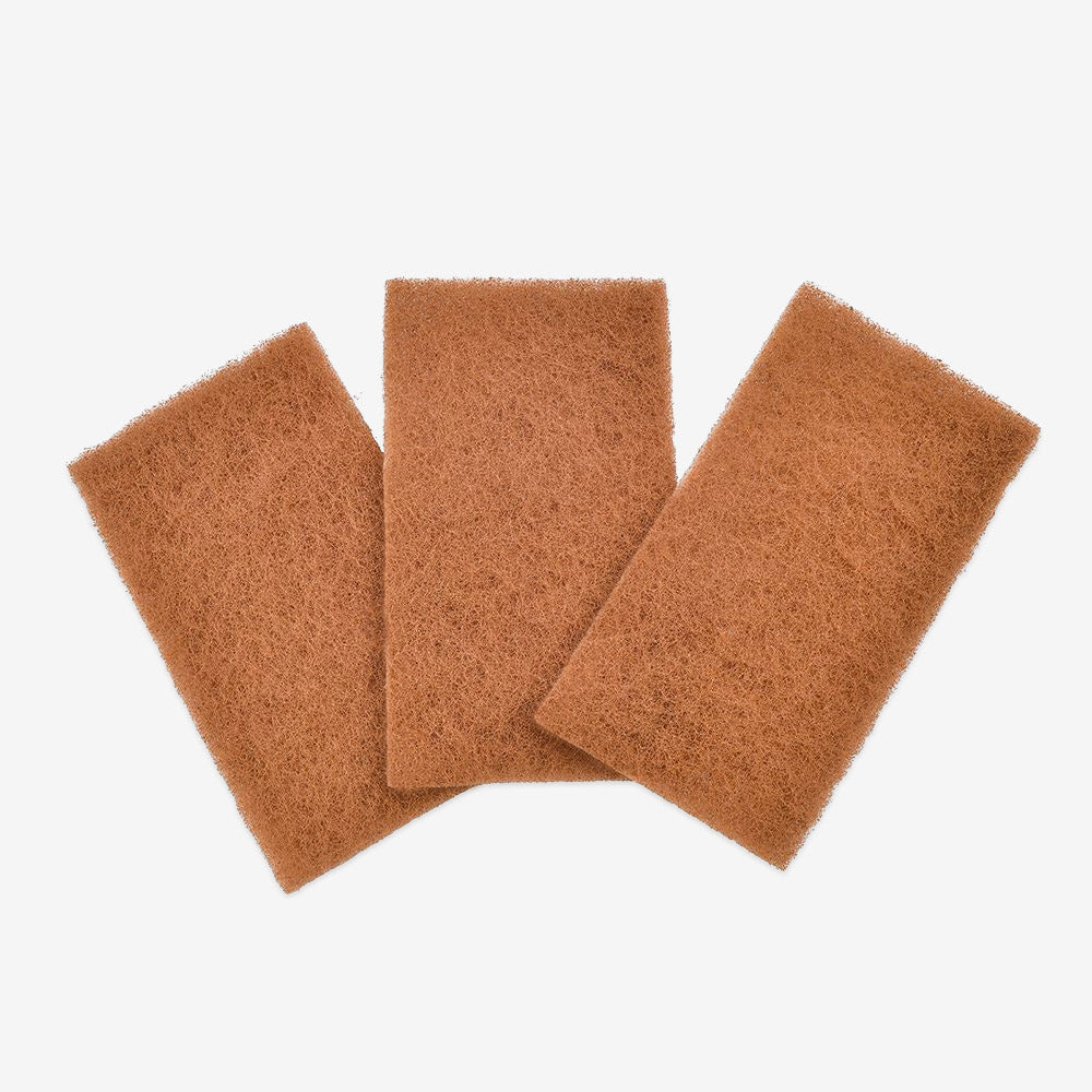 Recycled Plastic & Walnut Shell Scouring Pads