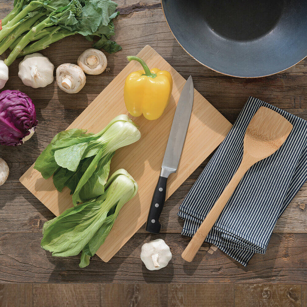 Bamboo Cutting Board with Undercut