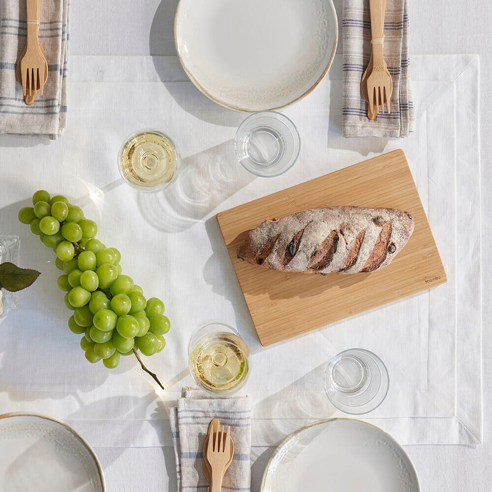 Bamboo Cutting Board with Undercut