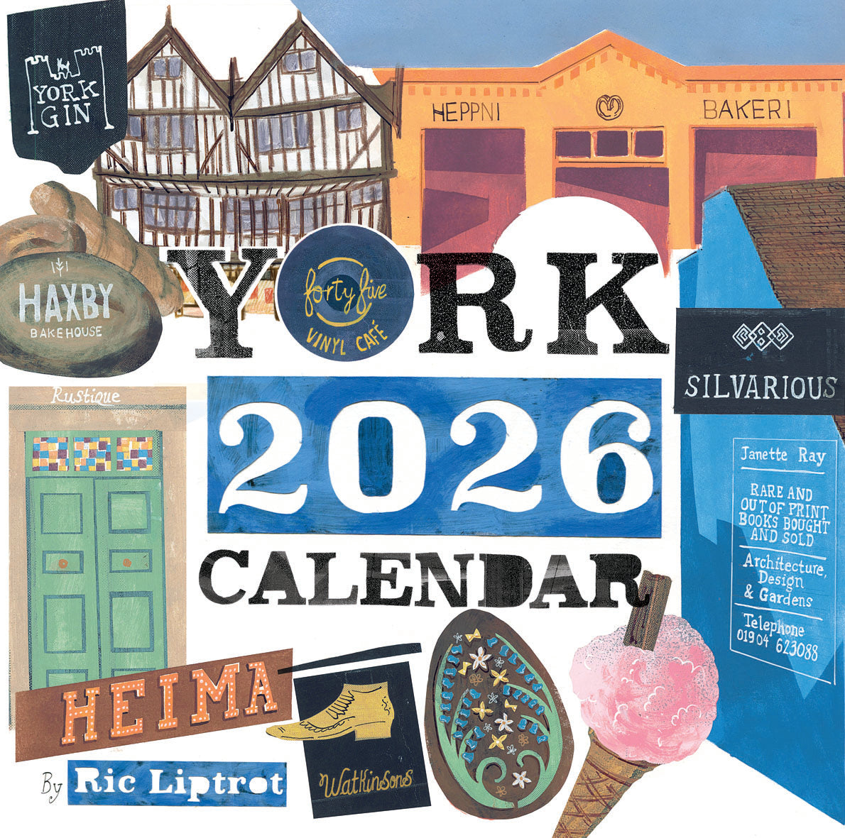 York 2025 Calendar (Heima January) by Ric Liptrot