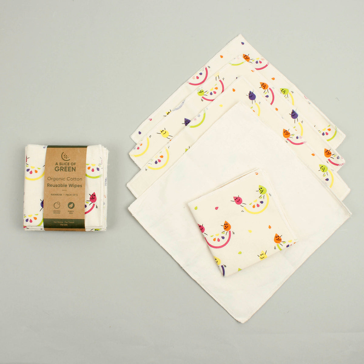 Organic Cotton Reusable Wipes