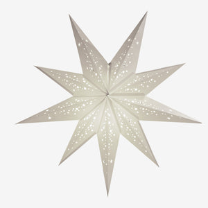 Paper Star Lampshade - Prosecco White