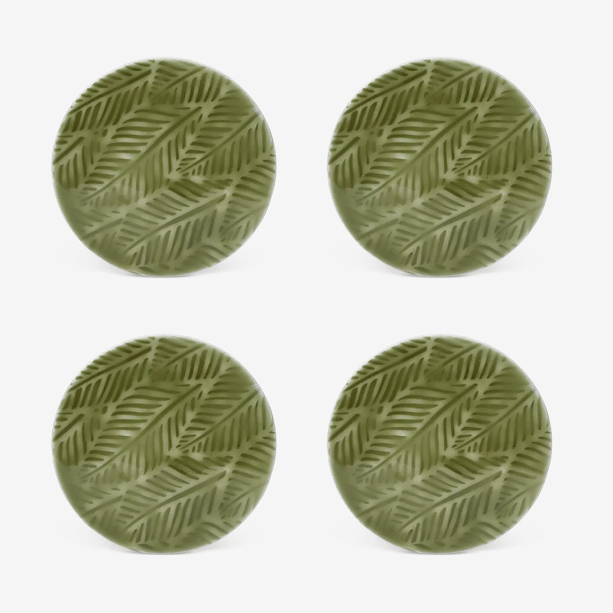 Alvescot Enamel Coasters with Raised Pattern