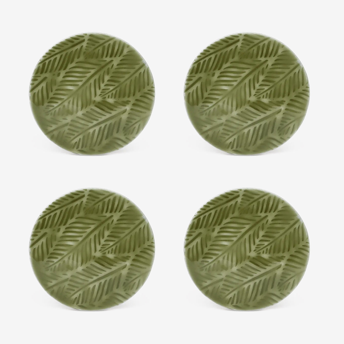 Alvescot Enamel Coasters with Raised Pattern