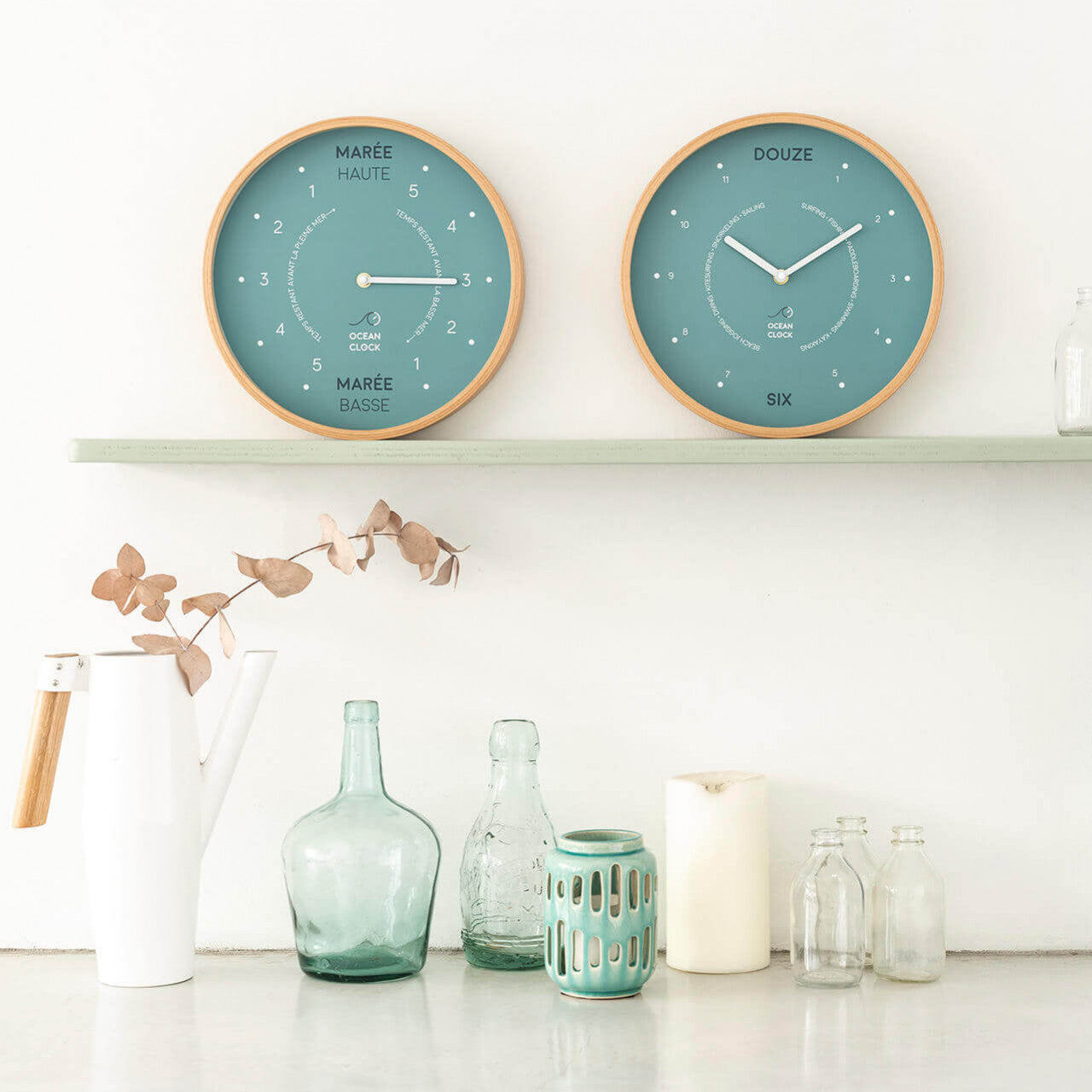 Beechwood Wall Clocks