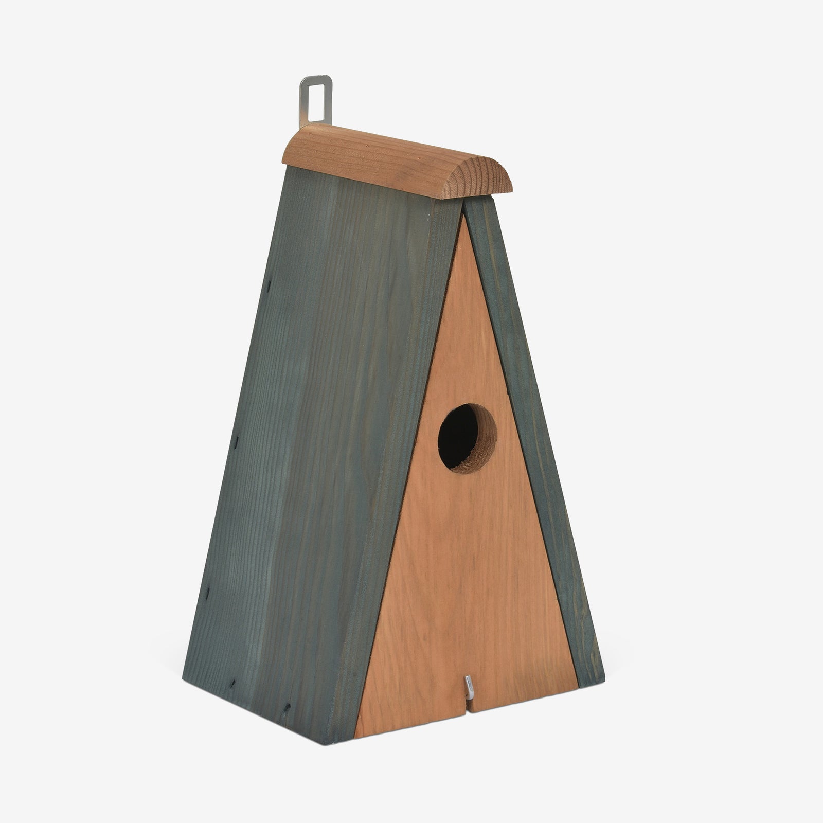 Wooden Bird Nest Box, Olive Green