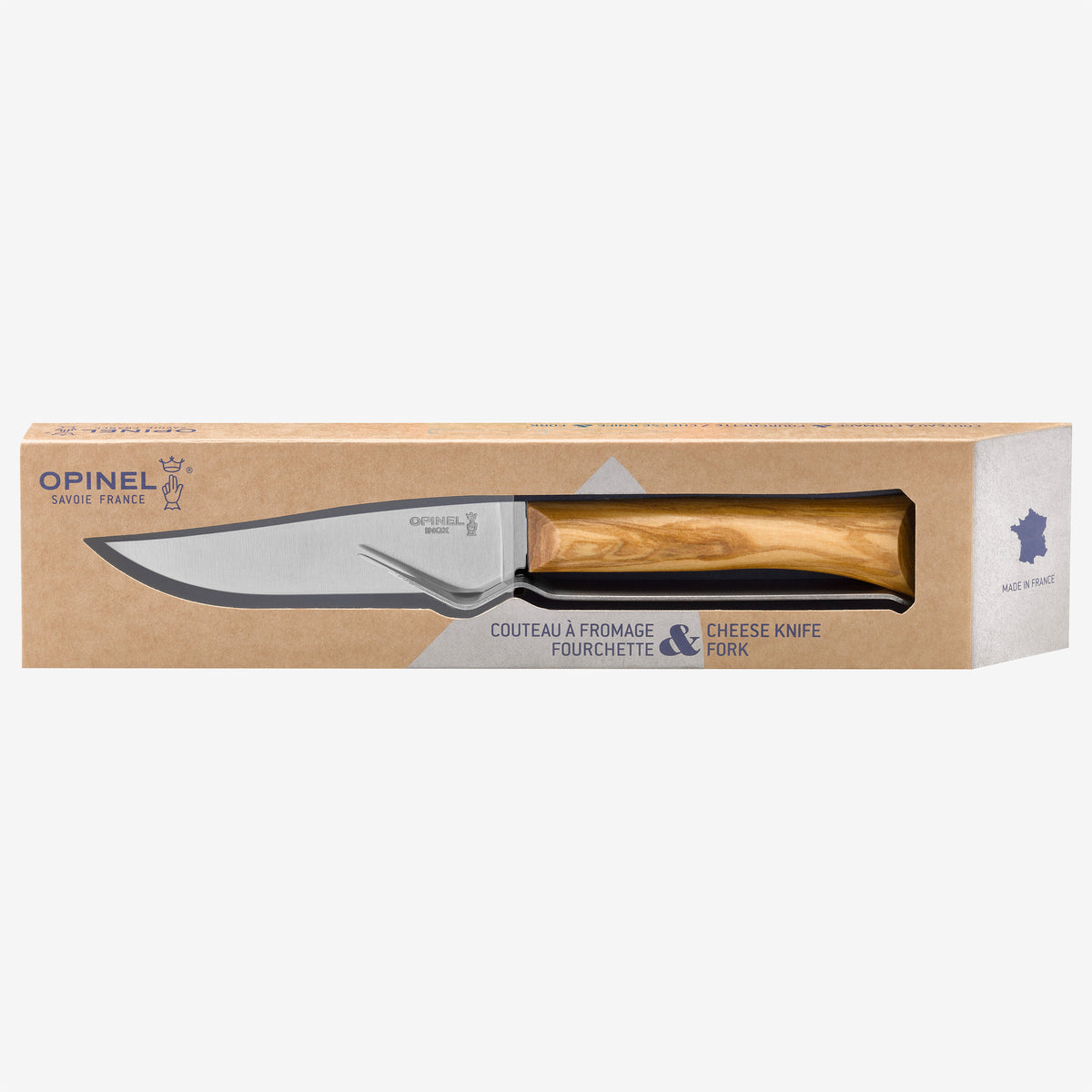 Opinel Cheese Knife and Fork Stand