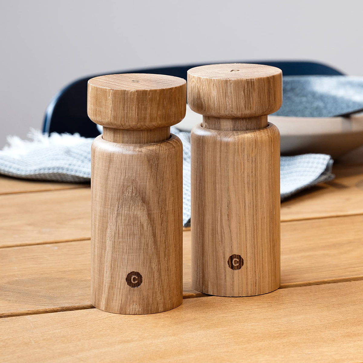 Crushgrind Helsinki Oak Salt &amp; Pepper Mill