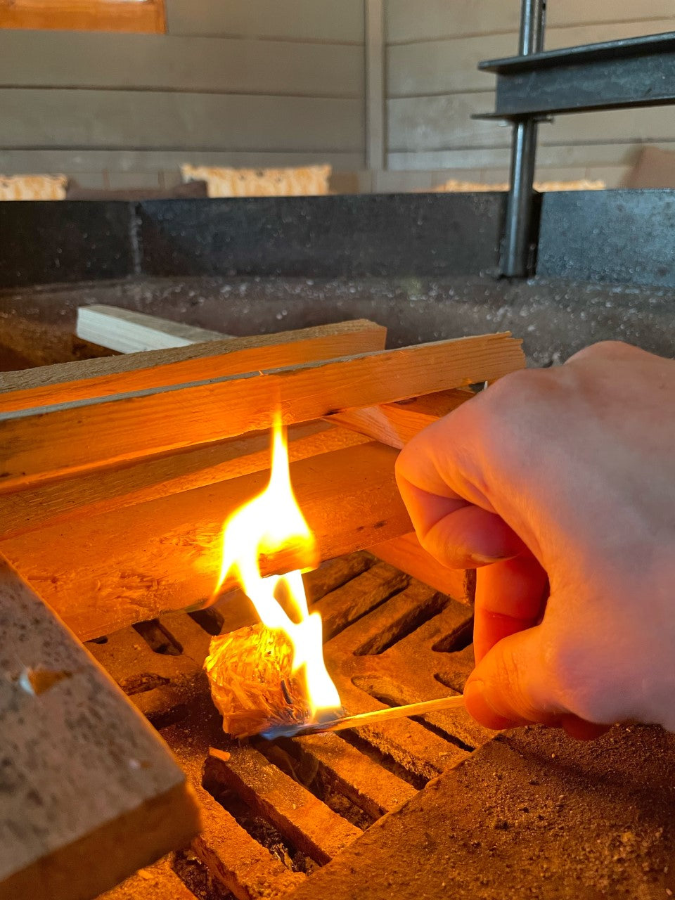 Eco-Friendly Recycled Wood Firelighters