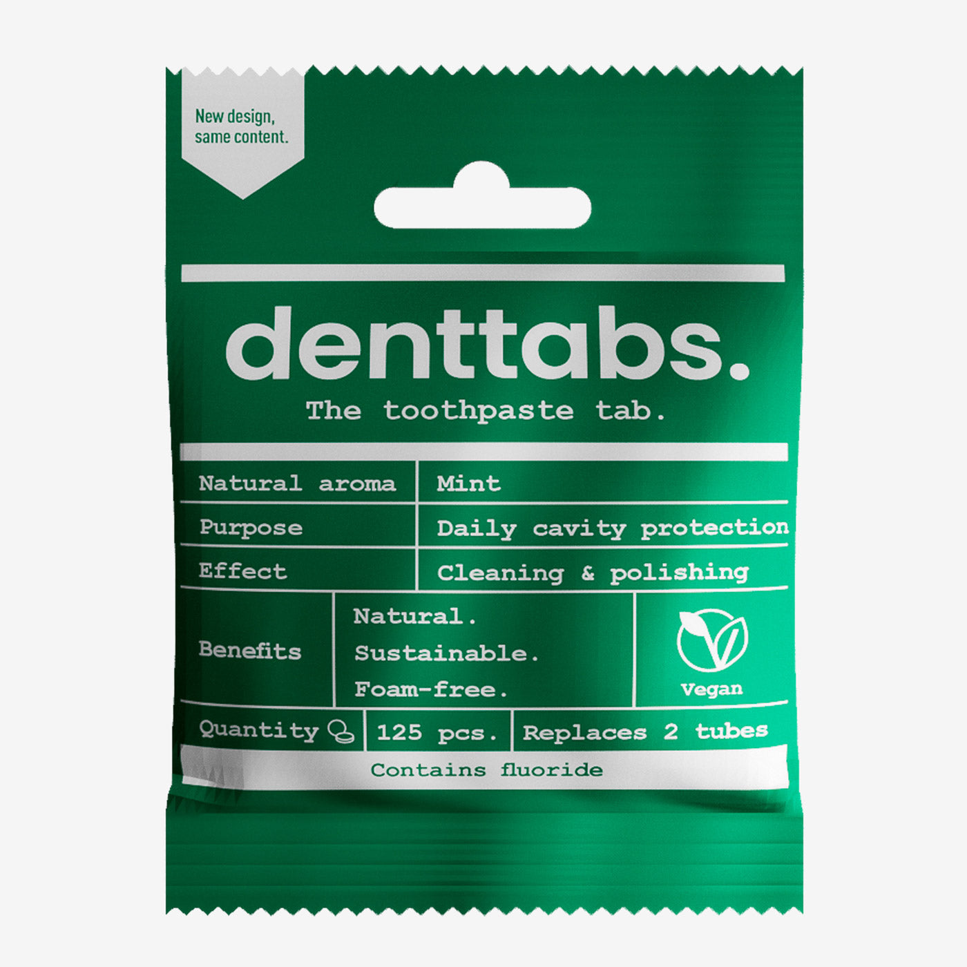 Denttabs Fluoride Toothpaste Tablets