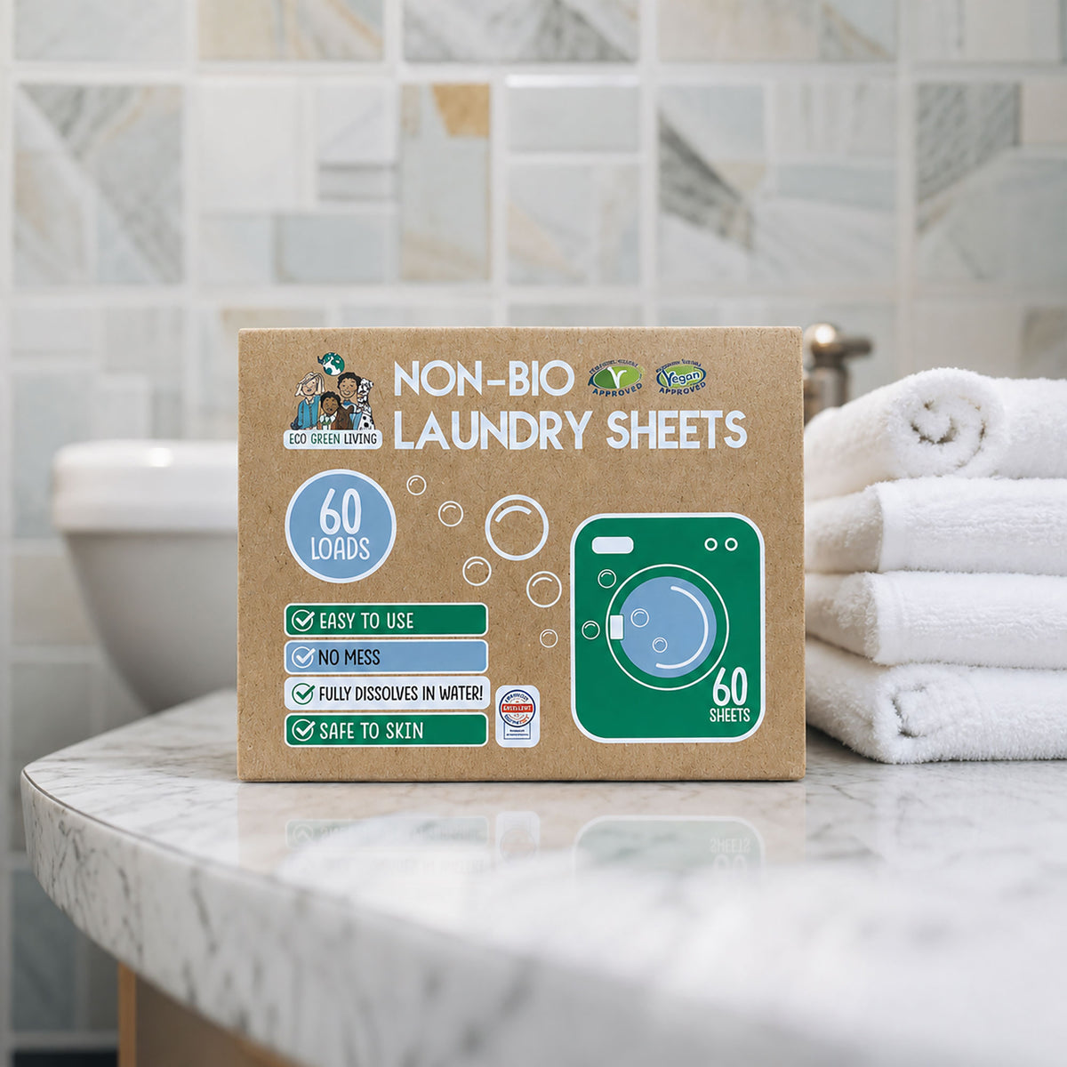 60 Non-Bio Laundry Sheets