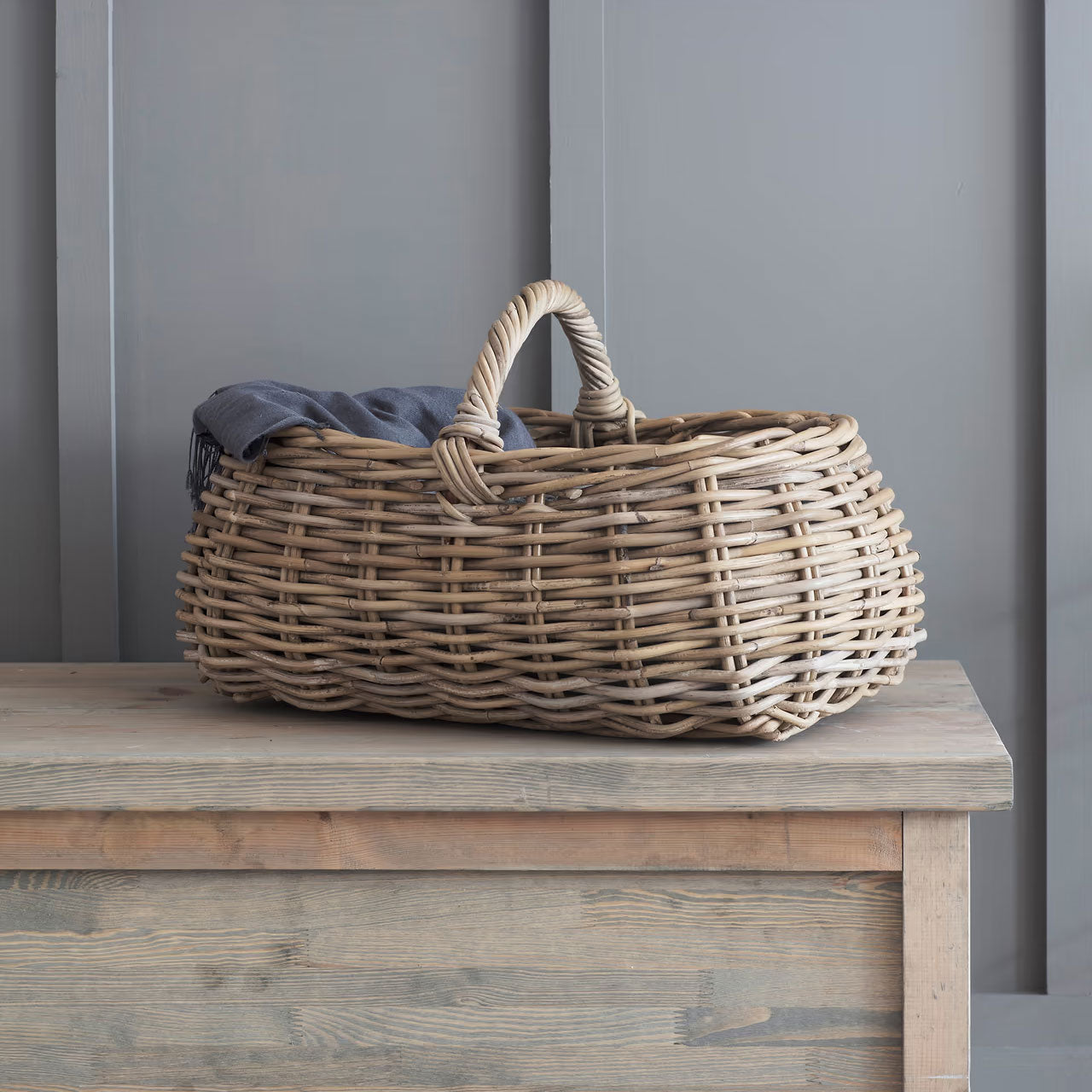 Bembridge Rattan Forage Basket