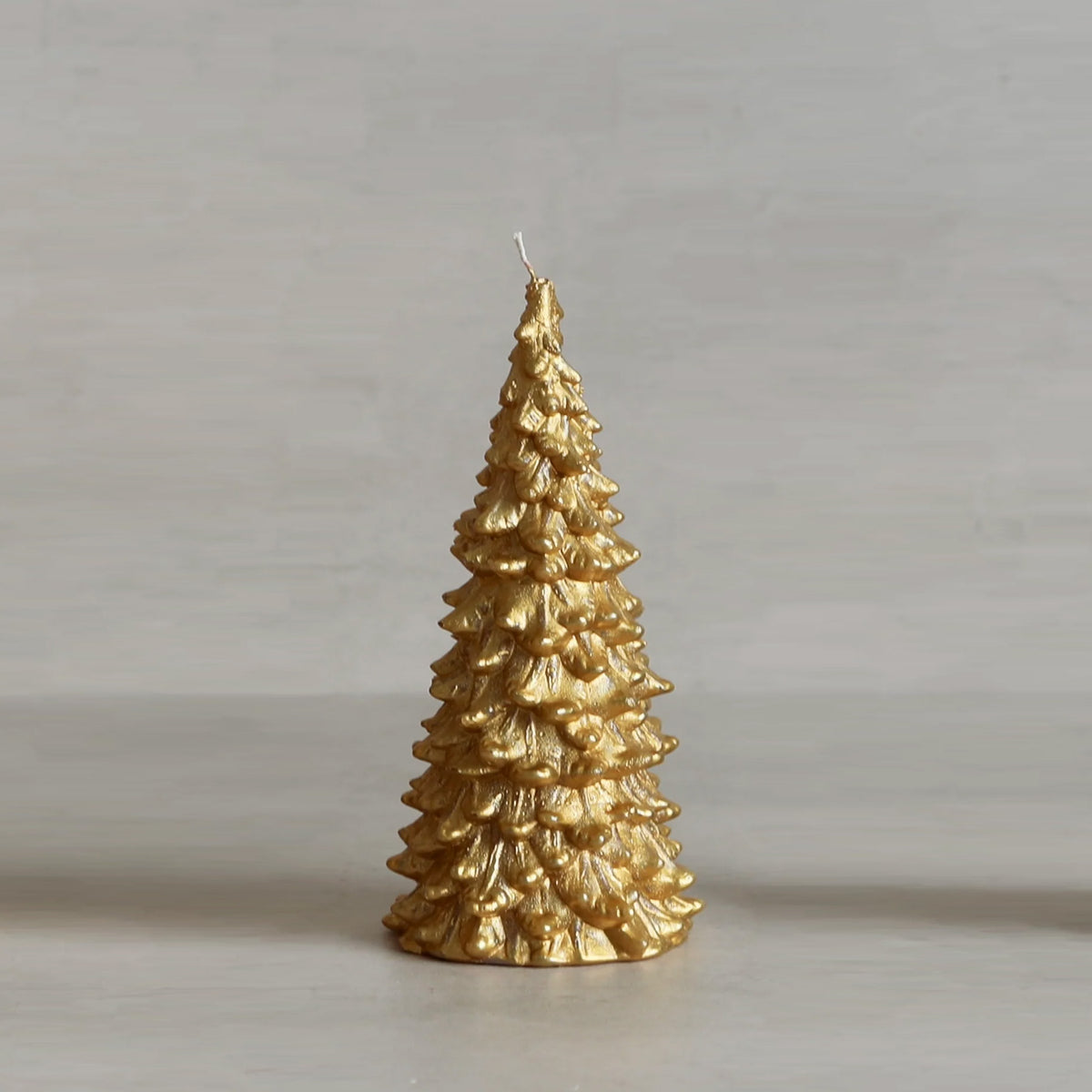 Recycled Wax Christmas Tree Candles