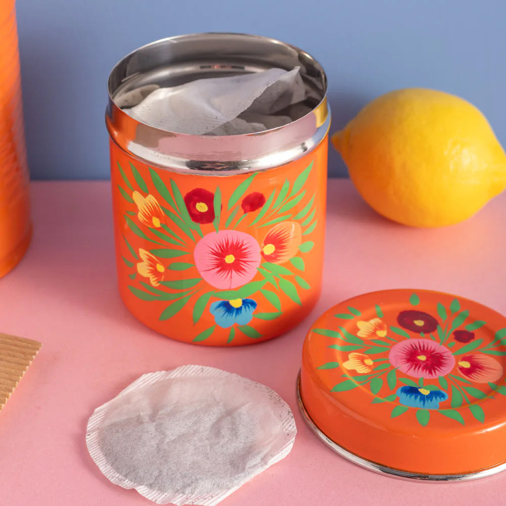 Enamelled Kitchen Spice Tins