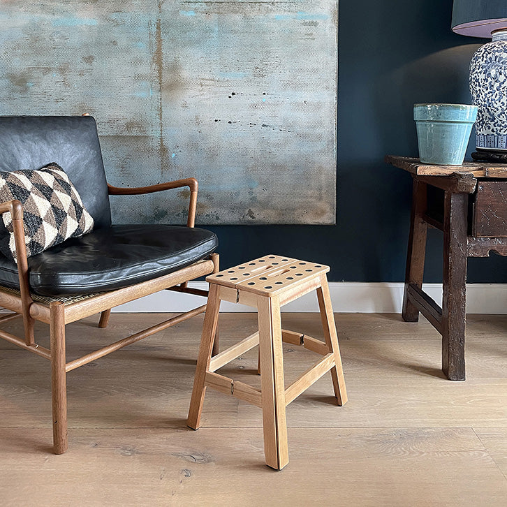 Folding Wooden Step Stool