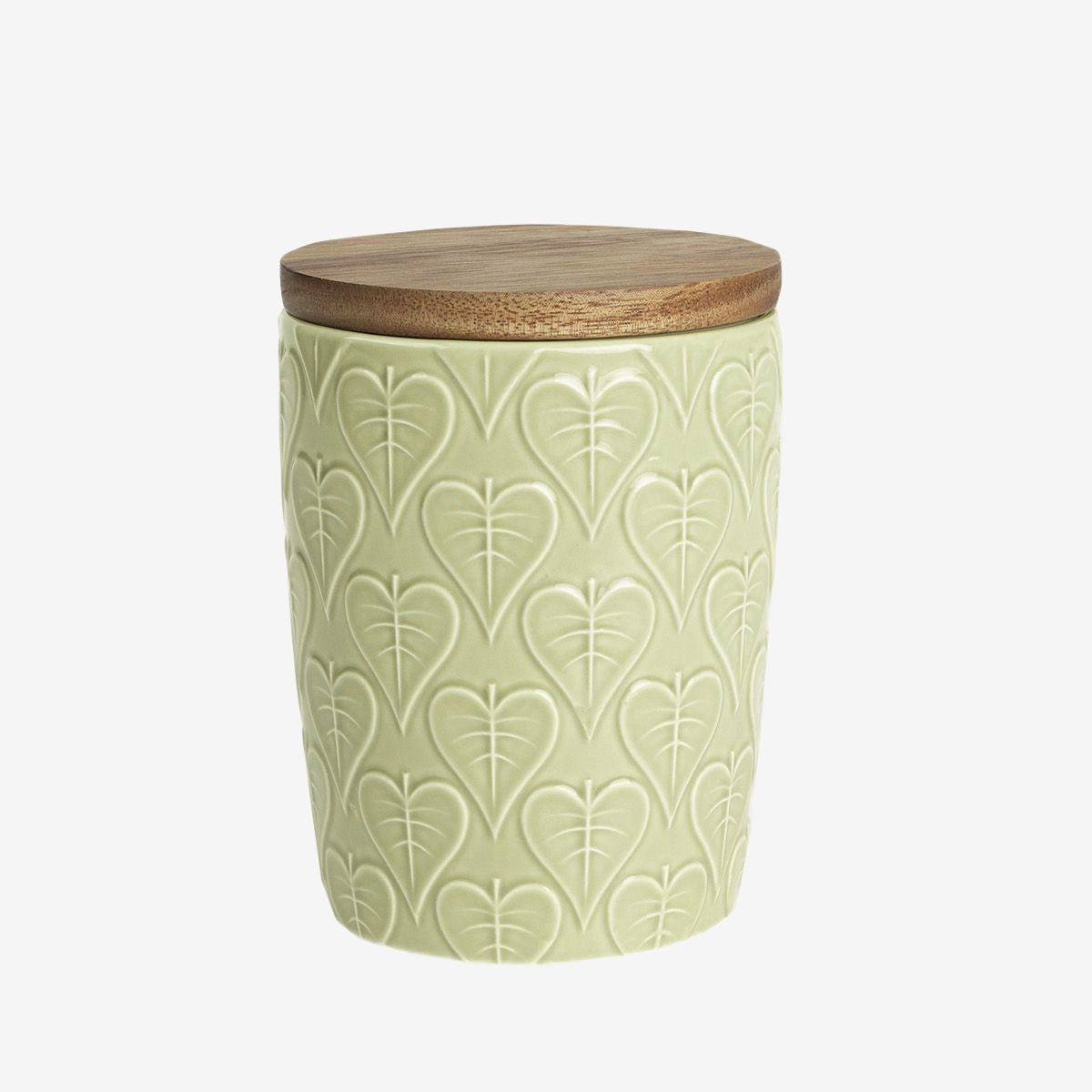 Leaf Design Storage Jars