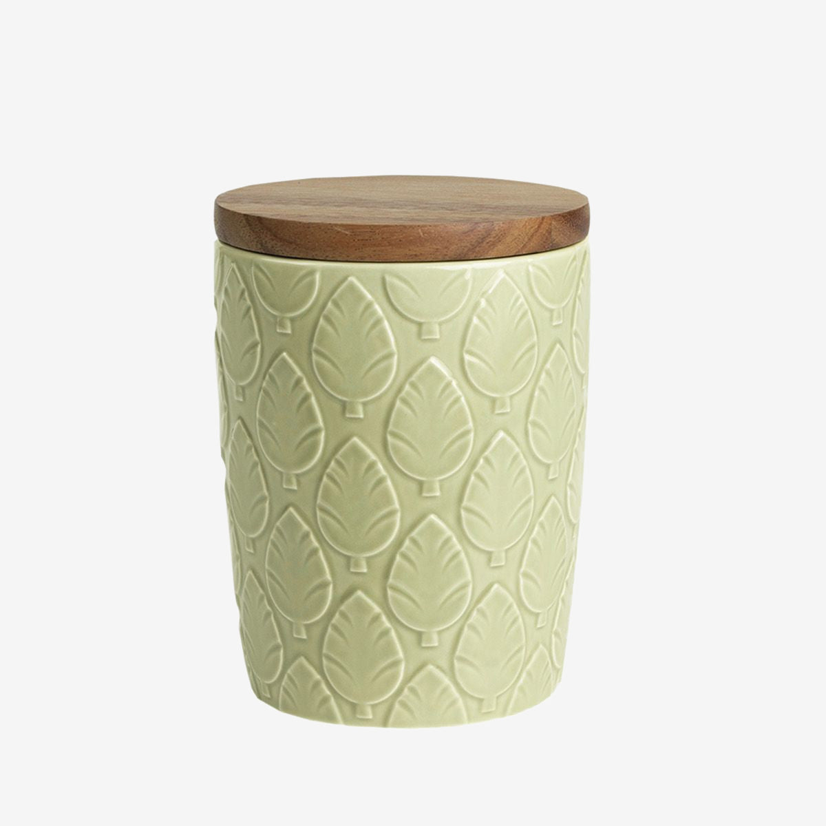 Leaf Design Storage Jars