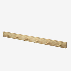 Oak Shaker Coat Hook Rack