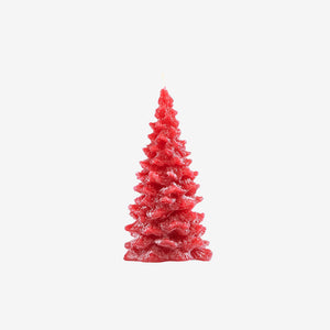 Recycled Wax Christmas Tree Candles