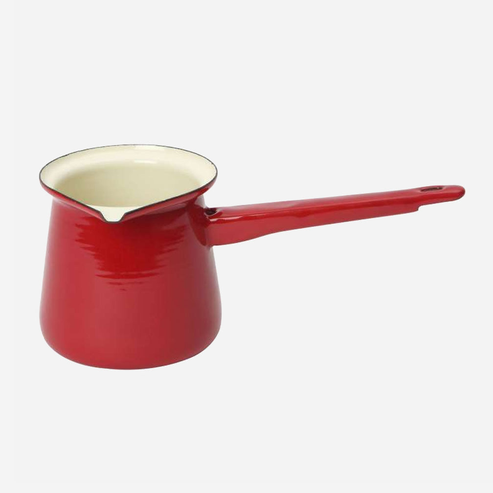 Turkish Enamel Coffee Pot / Saucepan