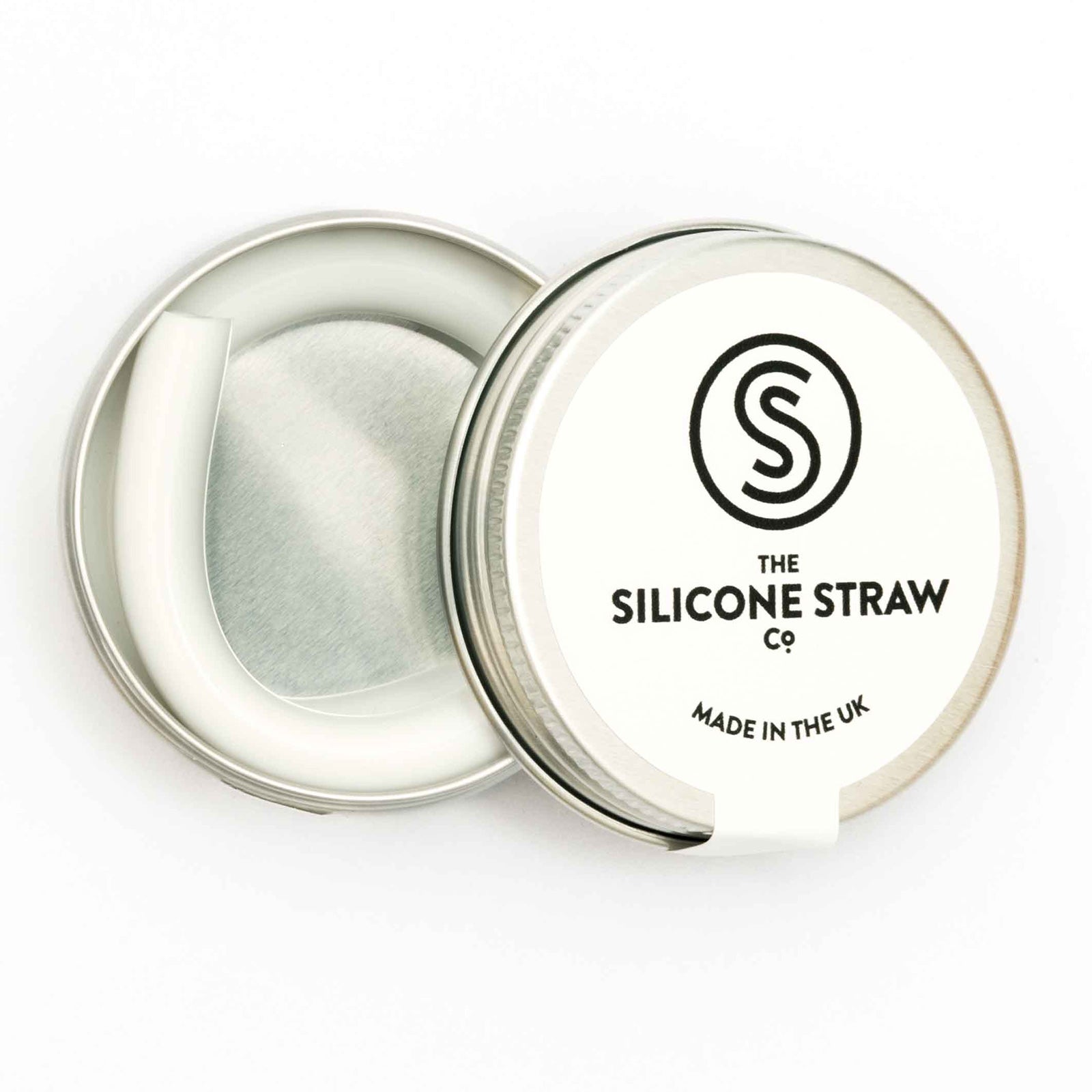 Silicone Straw in a Tin