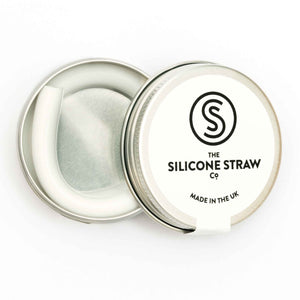 Silicone Straw in a Tin