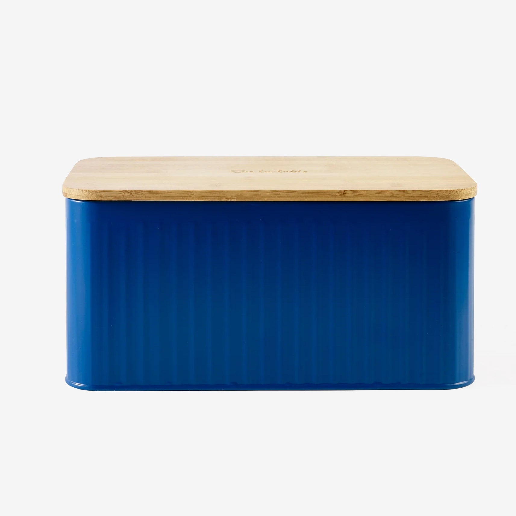 Sur La Table Blue Bread Bin