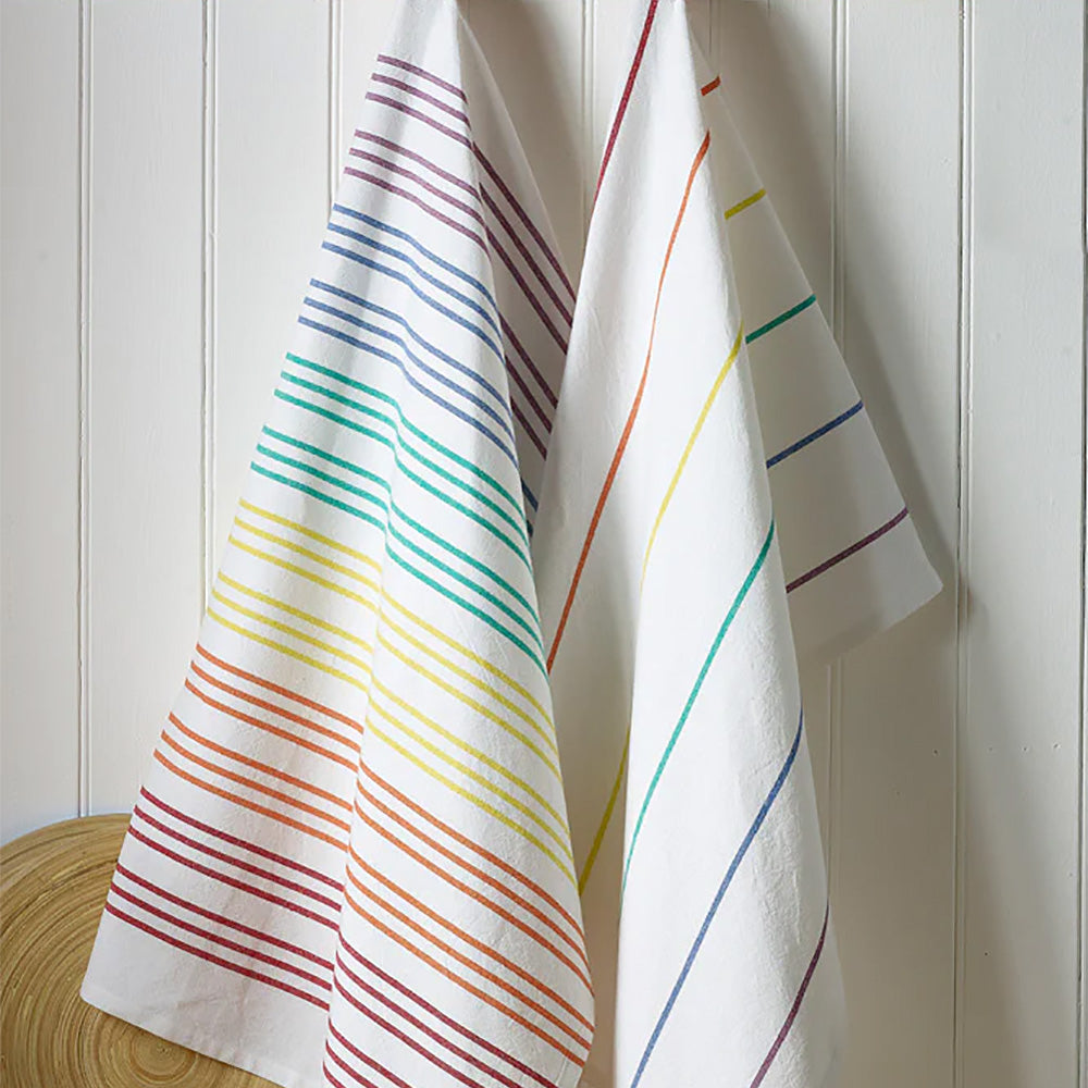 Rainbow Stripe Tea Towels