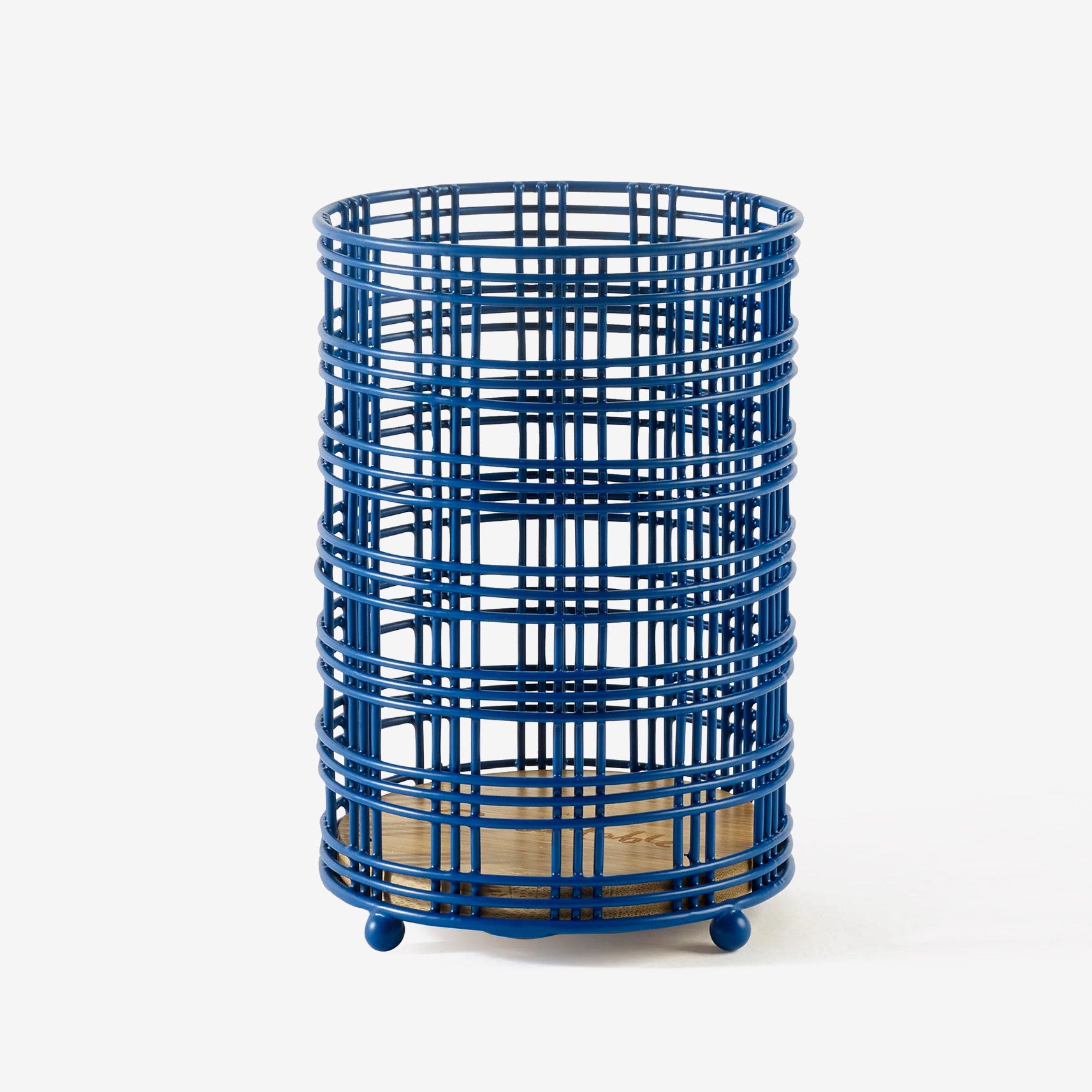 Sur La Table Blue Wire Utensil Pot