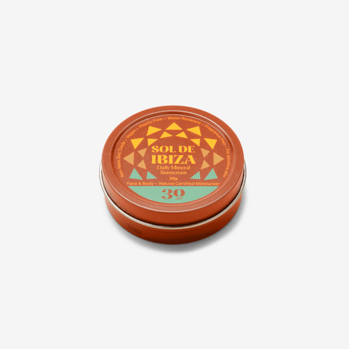 SPF30 Organic Natural Sun Cream