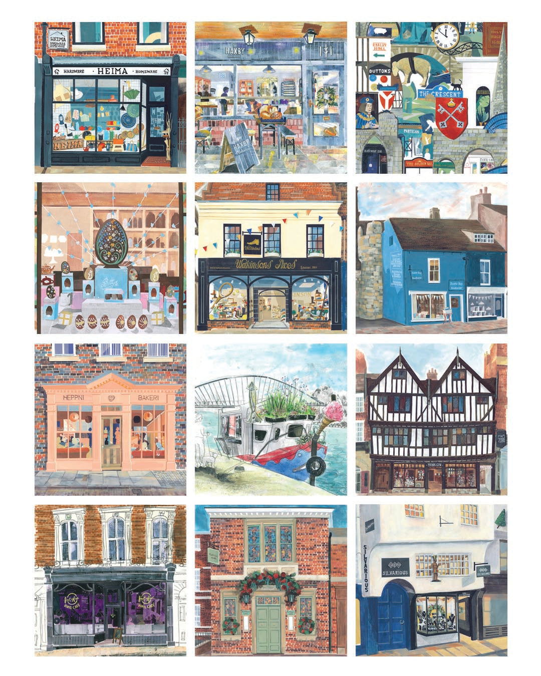 York 2025 Calendar (Heima January) by Ric Liptrot