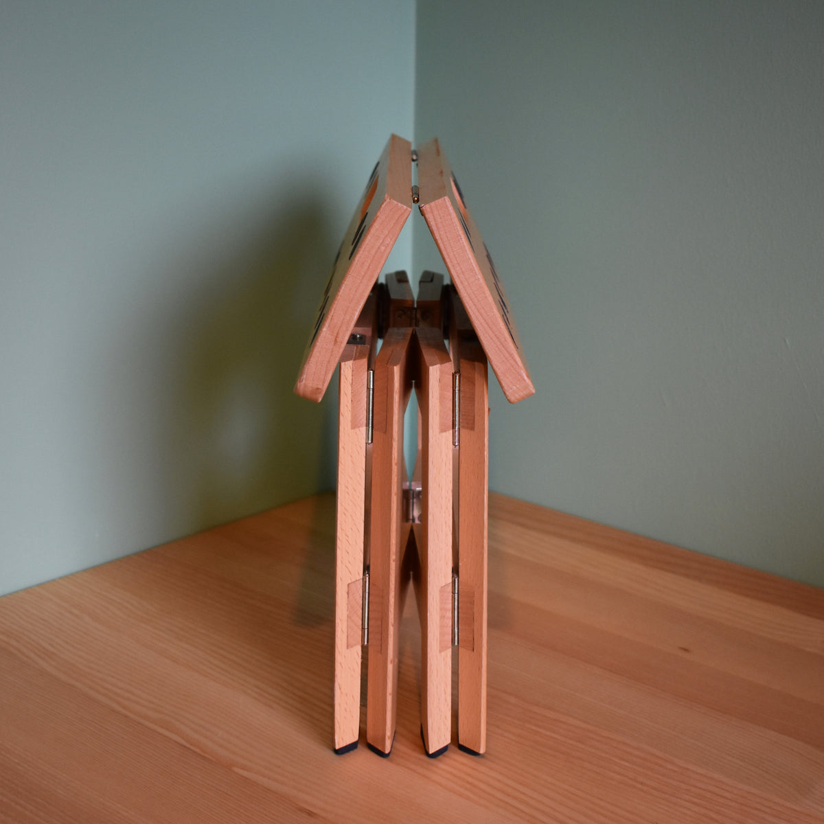 Folding Beech Wood Step Stool