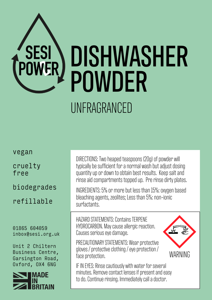 SESI Eco Dishwasher Powder