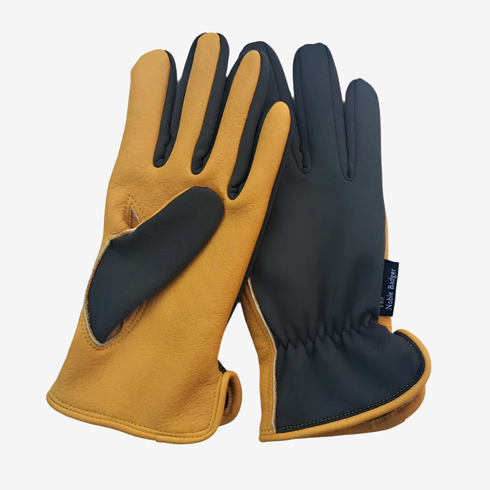Premium Leather Stretch Garden Gloves