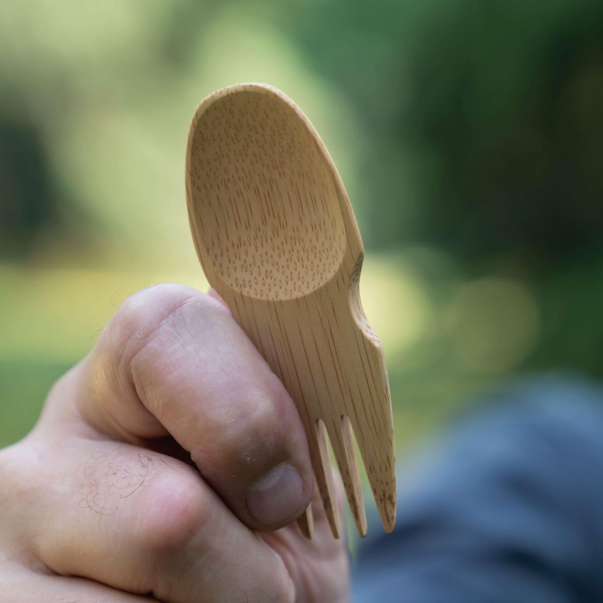 Bamboo Spork & Cork Travel Case