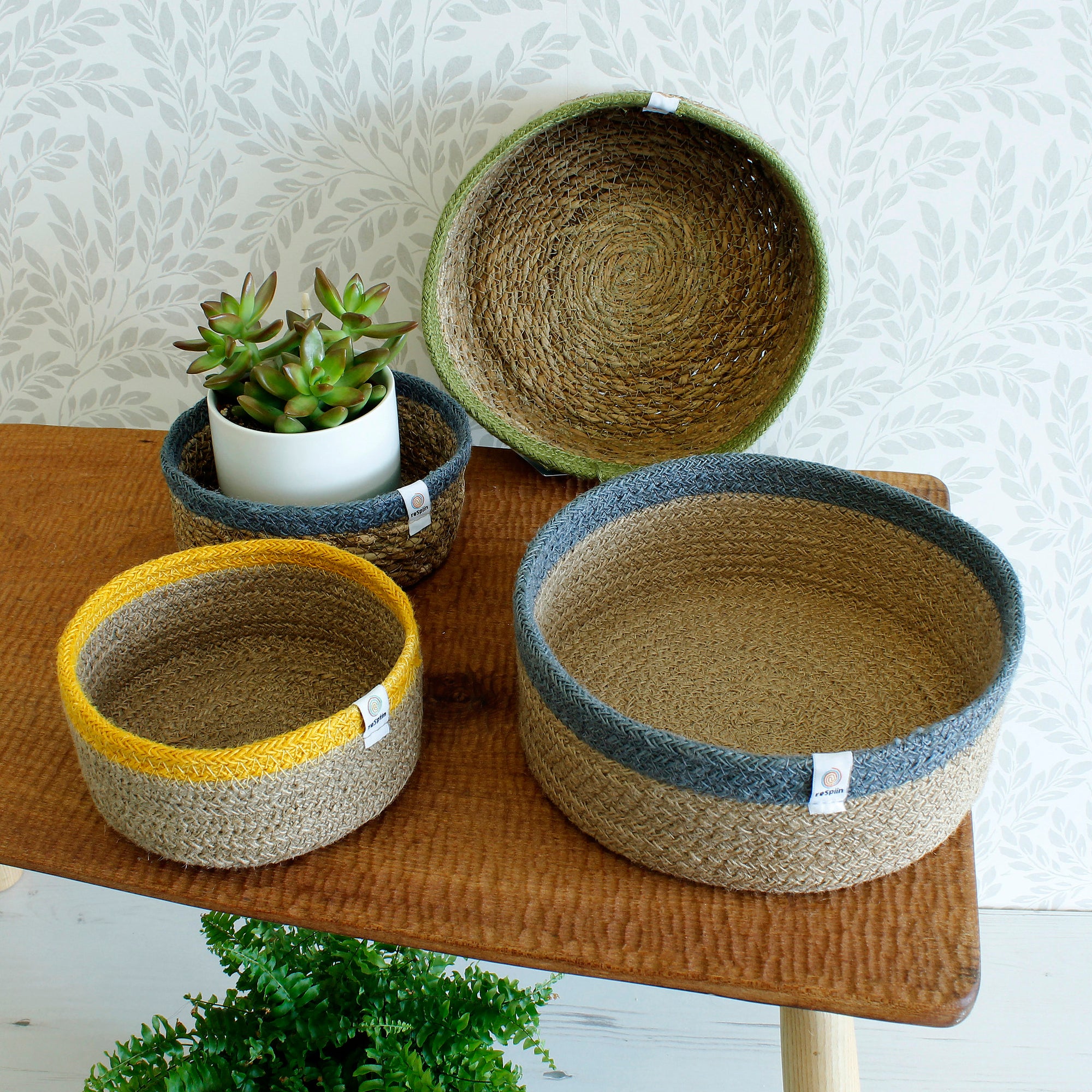 Jute Storage Baskets