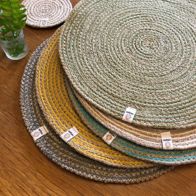 Jute Spiral Table Placemats