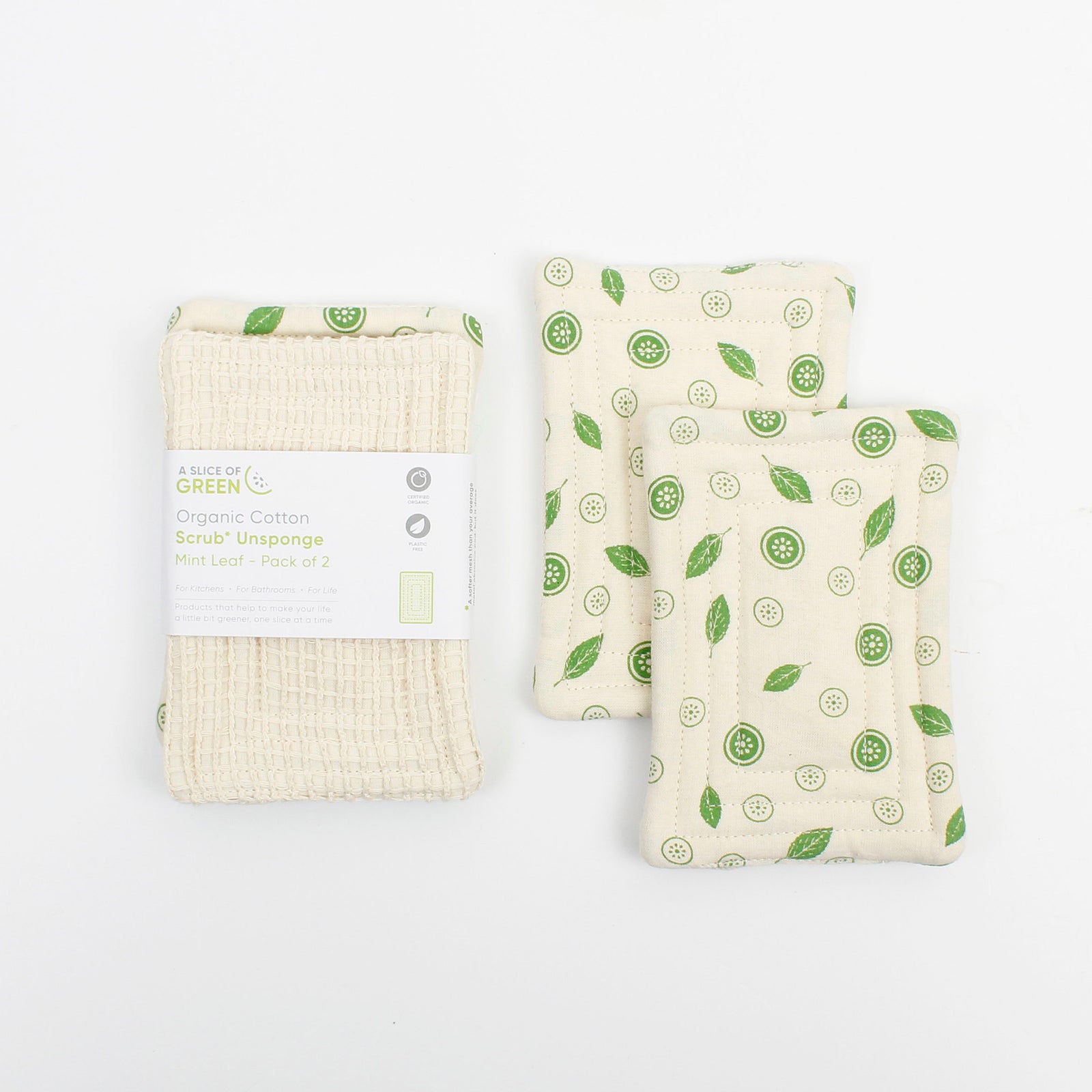 Organic Cotton Unsponge Scrub Pads