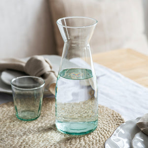 Glass Carafe / Vase, 100% recycled glass